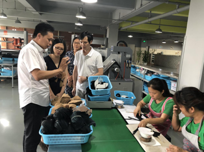 協(xié)會拜訪天創(chuàng)時尚鞋業(yè)股份 技術(shù)交流紀實